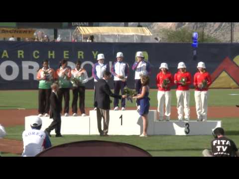 Archery World Cup 2010 -  Stage 3 - Team Podium