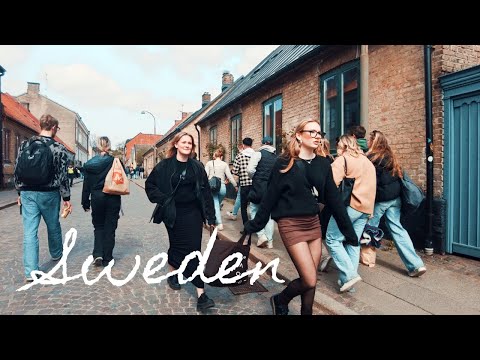 Lund, Sweden 🇸🇪 4k Walking Tour | City Tour 2023 | All Tourist Attractions
