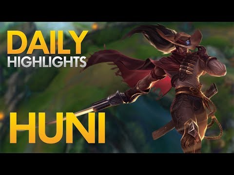 SKT T1 HUNI - Yasuo Top Lane - Daily Highlights