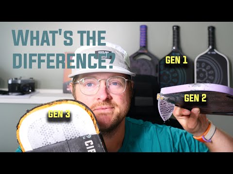 What's the ACTUAL difference between GEN 1 , GEN 2, & GEN 3 pickleball paddles? | Paddle Core Tech
