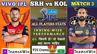 SRH vs KOL Dream11, SRH vs KOL Dream11 Team, SRH vs KOL Dream11 Prediction 2021, SRH vs KKR,IPL 2021