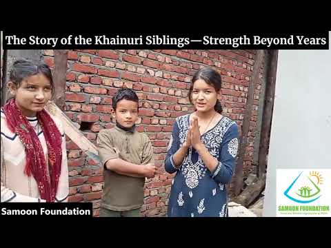 Now house & toilet construction of three orphen siblings of Khainuri Village