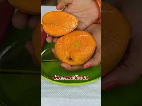 Juicy Alphonso Mango🥭🤤 Who loves?🤔 Easy Mango Cutting of Ratnagiri Hapus #shorts #baharlahamadhumas