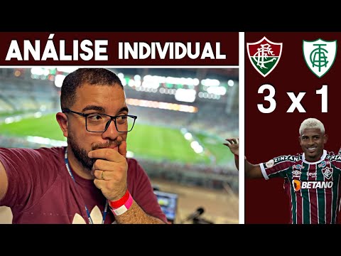 😱JK ARRASOU DE NOVO! VAI VIRAR TITULAR? | ANÁLISE INDIVIDUAL | FLUMINENSE 3x1 AMÉRICA-MG