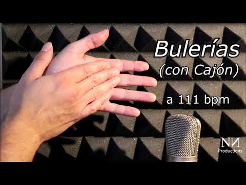 Compás Por Bulerías a 111 bpm. (con Cajón)