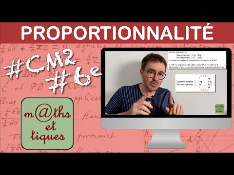Reconnaître la proportionnalité - CM2 / Sixième