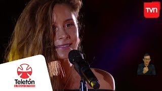 La emocionante versión de &quot;Abrázame&quot; que hizo Cami en la Teletón | Teletón 2018