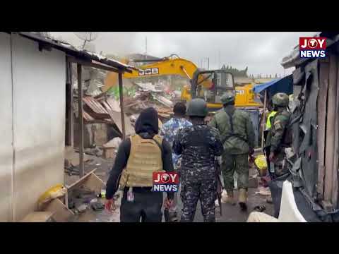 KMA resumes demolition at Asafo Interchange after violent clash with occupants