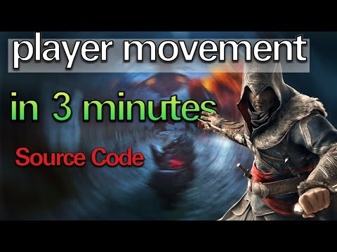 Make First Person Movement Script in Unity & C# in 3 Minutes - With Source Code