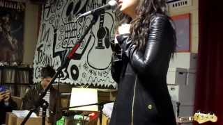 Charli XCX - Black Roses (Acoustic @ Cactus Records Store in Houston,Tx )