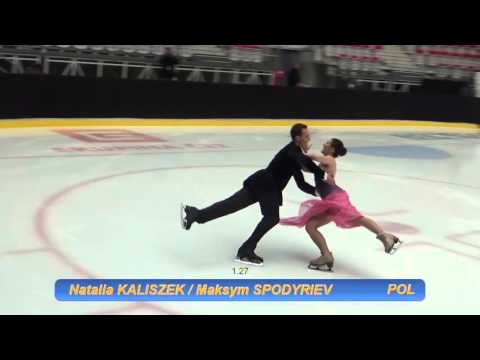Natalia Kaliszek Maksym Spodyriev SENIOR ICE DANCE SHORT DANCE