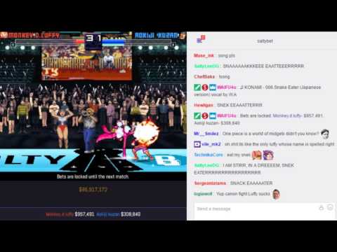 SaltyBet: Monkey.D.Luffy Vs. Aokiji Kuzan