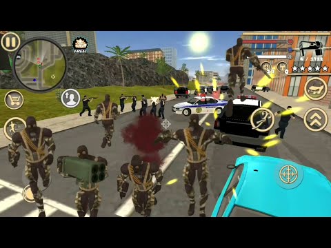 CAT-AND-MOUSE GAME 🐈🐀 Part C #12 - rope hero vice town ( by Naxeex LLC ) Android GTA Gameplay