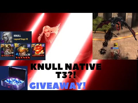 PLAYABLE KNULL! NATIVE T3? ODIN & DORMAMMU vs KNULL LEGEND STAGE 10! - Marvel Future Fight