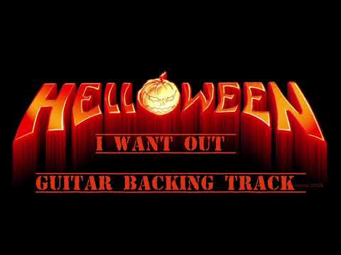 HELLOWEEN - I WANT OUT -GUITAR BACKING TRACK  ( All Harmonies, Vocals)