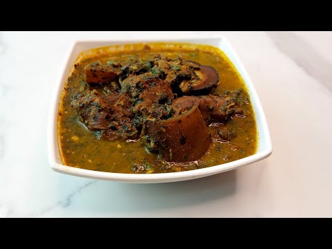 How To Make Black Soup | Edo Black Soup #soup #howto #food