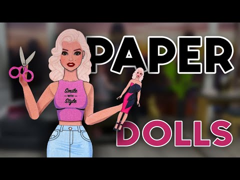 How To Make Paper Dolls For Beginners | Paper Doll Tutorial