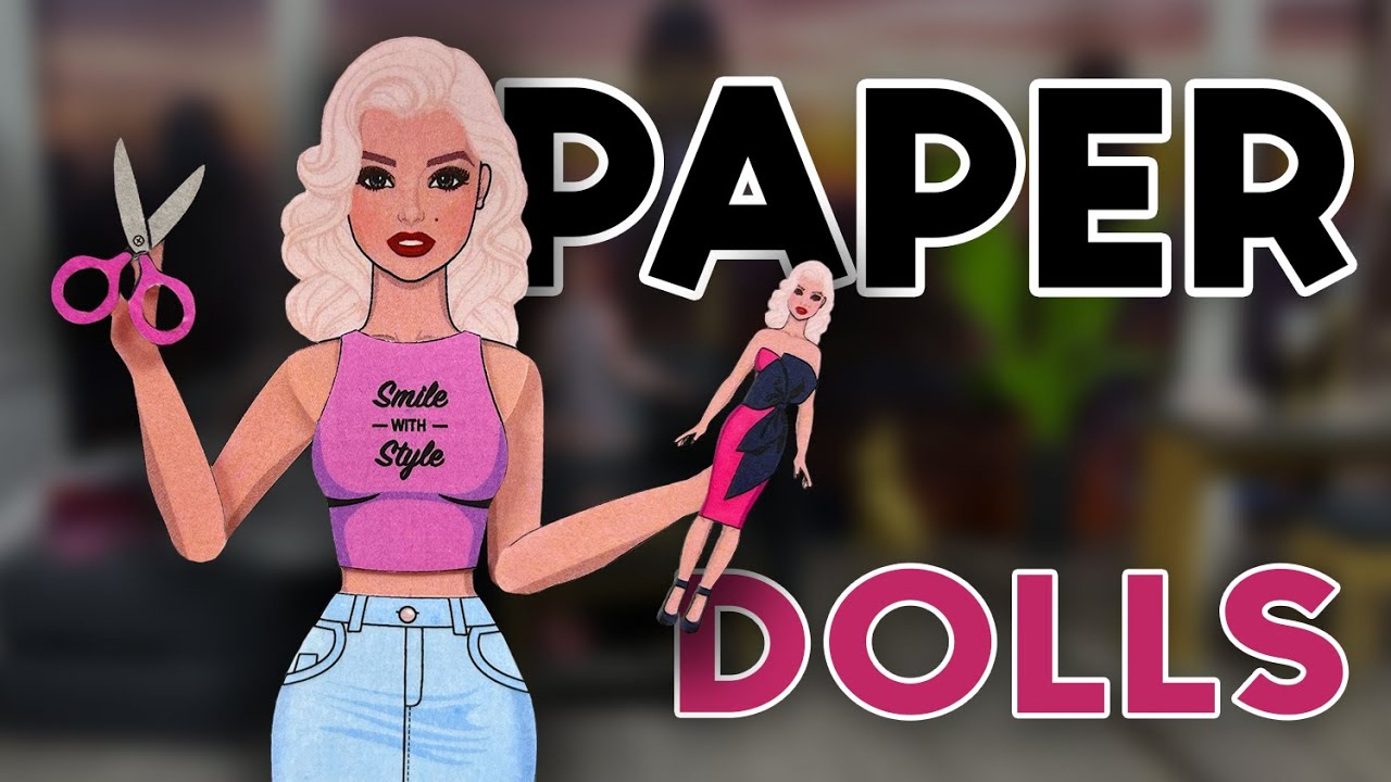 How To Make Paper Dolls For Beginners | Paper Doll Tutorial