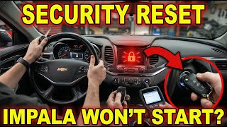 How To Reset Anti Theft System Chevy Impala