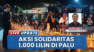 1000 Lilin untuk Affan Kurniawan dari Warga Palu, Serukan Keadilan Korban Rantis Brimob Jakarta
