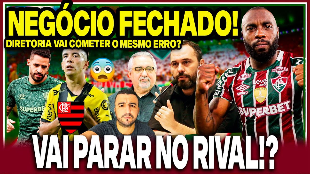 🚨EXCLUSIVO: RENOVOU COM O FLU! E AÍ, MÁRIO?! DIRETORIA VAI COMETER O MESMO ERRO?VAI PARAR NO RIVAL?