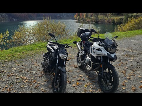 BMW F750GS & MT-07 w jesiennym klimacie 🍁