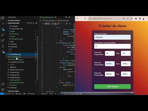 GERADOR DE CÓDIGO PHP MVC CRUD Generator