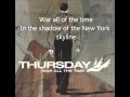 Thursday - War All The Time (lyric video) 