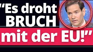 US Außenminister Rubios unmissverständliche Warnung an Deutschland!