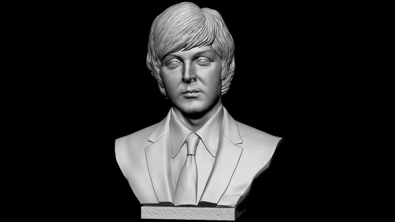 Paul McCartney 3D Print Model