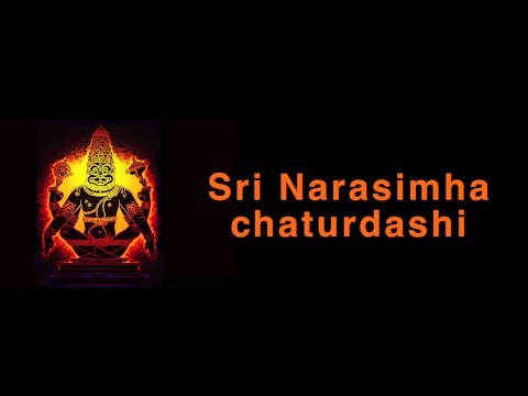Glimpses of Narasimha Chaturdashi