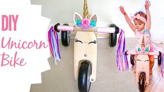 DIY Easy Unicorn Bike Hackfor Kids // Lindsay Ann