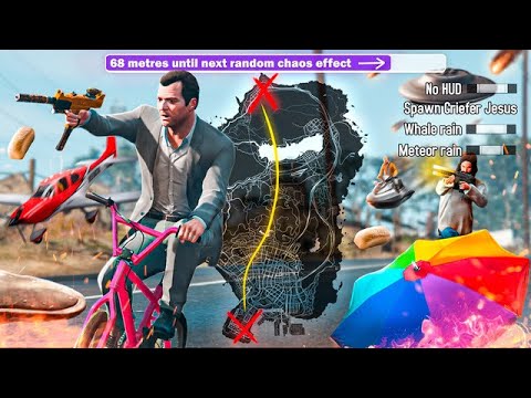 Every *250* Metres Causes Random CHAOS Effect, Can I Cross GTA 5?