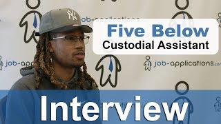 Five Below Interview - Custodial Assistant
