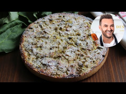 Tarte à la rhubarbe façon Cyril Lignac