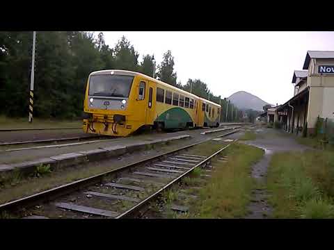 Osobní vlak 6029 odjezd Nový Bor