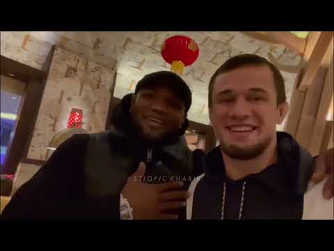 Yoel Romero meets Usman Nurmagomedov and sends message to Khabib