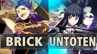 GBVSR:🔥Brick (Wilnas) Vs Untoten (Yuel)🔥| High Level Gameplay.