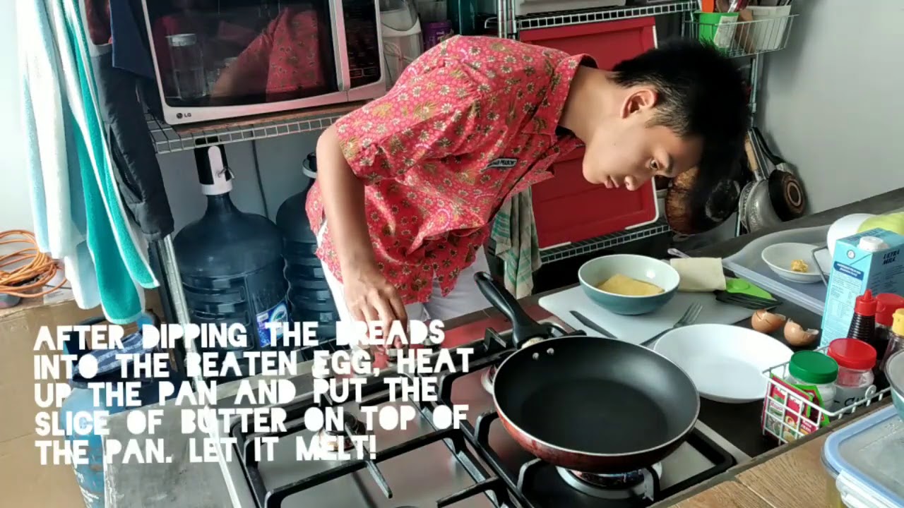 English assignment | procedure text | How to make 'French toast'