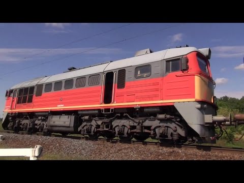 "Taigatrommel" M62 (MÁV 628 302-5)  bei Hegyeshalom (Ungarn) · 15. August 2014