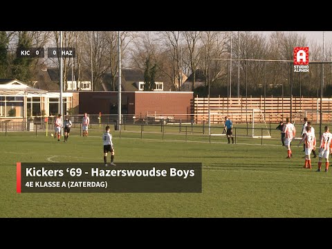 Samenvatting Kickers '69 - Hazerswoudse Boys (zaterdag 1 februari)