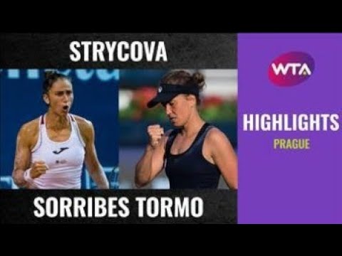 Sara Sorribes Tormo vs Barbora Strycova (7) || Prague open round of 32 highlight