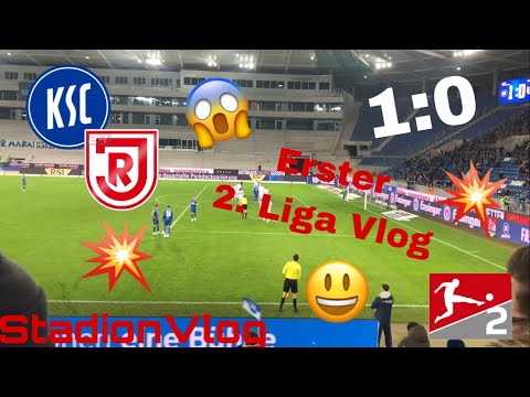 Karlsruher SC 1:0 Jahn Regensburg | Erster 2.Liga Vlog 😱💥 | StadionVlog
