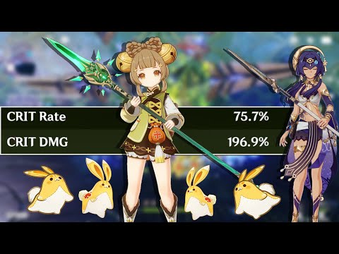 Yaoyao Candace quickbloom VS spiral abyss 3.8 bosses