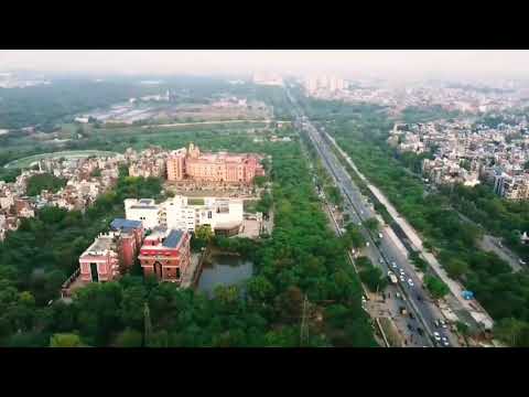 Captured from a bird’s eye view - Delhi’s iconic spiritual landmark ISKCON Temple, Rohini!🛕