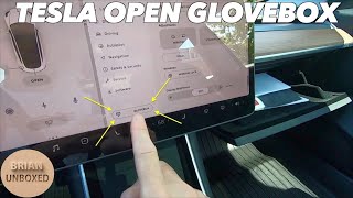How To Open A Tesla Model 3 Glovebox