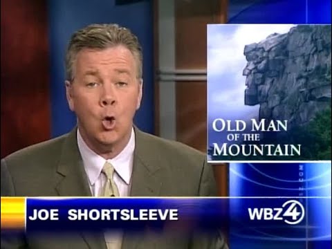 WBZ Archives: Old Man of the Mountain Crashes Down