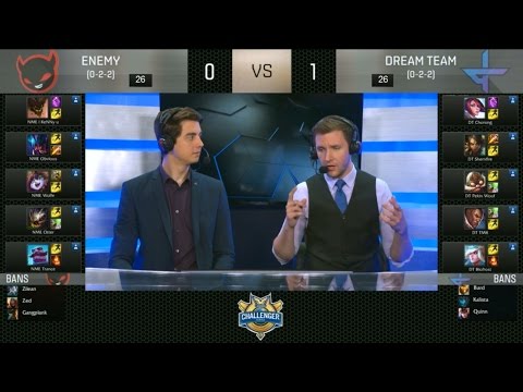 DT vs NME Highlights Game 2 - Dream Team vs Enemy - 2016 NA Challenger Spring