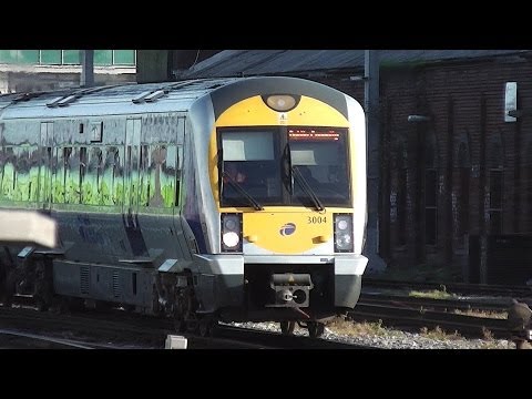 NIR 3000 Class DMU Train number 3004 - Connolly Station, Dublin