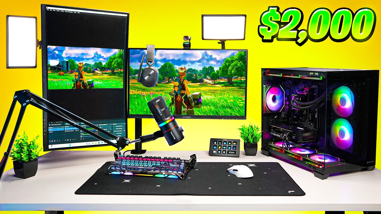 I Built The ULTIMATE $2000 Streaming Setup!